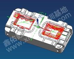 后蓋模具電極設(shè)計-UG加工中心編程培訓(xùn)班級-學(xué)員作品 